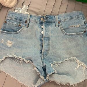 Light blue Jean shorts